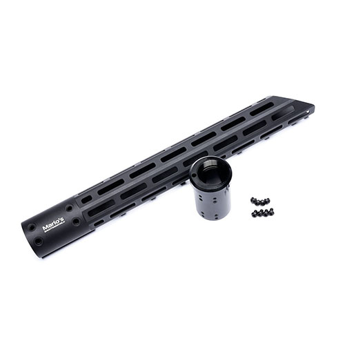 MC-Tech AR-15 Handguard 15 on valmistettu korkealaatuisesta alumiinista, jossa on pieni halkaisija, helppo asennus ja musta anodisoitu pinta.